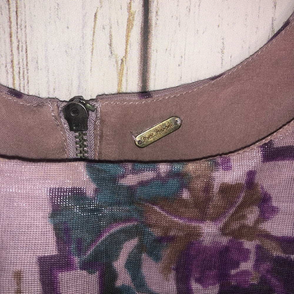 Free People lilac floral dress - Picture 4 of 7